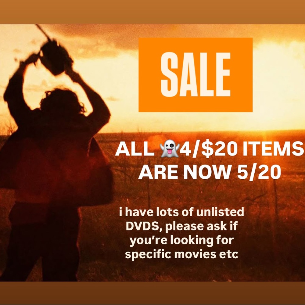 SALE 5/$20